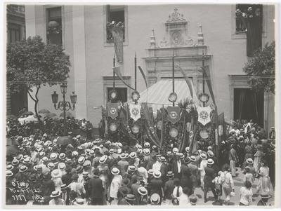Evento de comemoração aos cem anos do Dia do Fico, em frente a