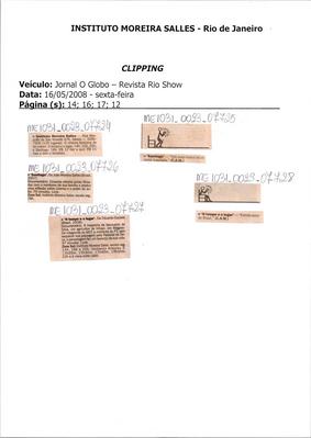 >'O tempo e o lugar' - "Extrato puro de Brasil."