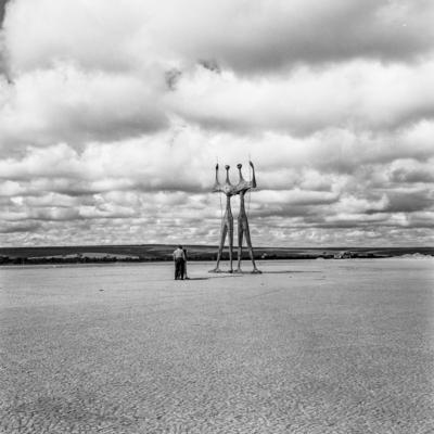 "Os Candangos" ou "Os Guerreiros", escultura de Bruno Giorgi