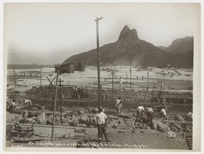 Construção do canal do Jardim de Alah - ligando a Lagoa Rodrigo de Freitas ao mar