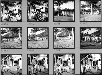 Preparativos para festa junina no Sítio Burle Marx