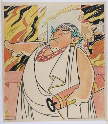 - Eu só queimei Roma. O resto da peninsula, é lá com eles.