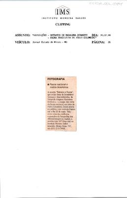 Fotografia: Fauna nacional e rostos brasileiros