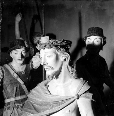 Via Crucis, Passos da Paixão, esculturas de Aleijadinho, Cristo no Passo da Coroação de Espinhos