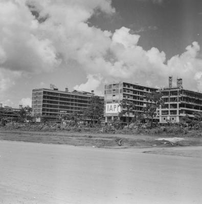 Construção de edifícios residenciais projetados para os Institutos de Aposentadoria e Pensões