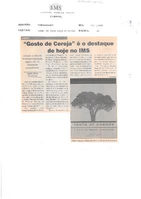 Video: "Gosto de Cereja" é o destaque de hoje no IMS: Aborda o tabu da ;homossexualidade reprimida na sociedade muçulmana