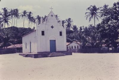 Vila de pescadores no litoral sul, próximo ao Quilombo de Sibaúma