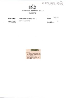 Exposições: Gonçalo Ivo