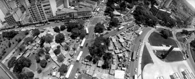 Vista aérea do parque D. Pedro II