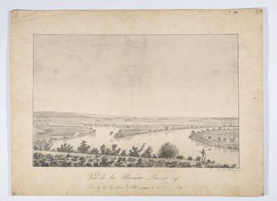 Vista do Rio Paraguai tomada do povoado de Albuquerque