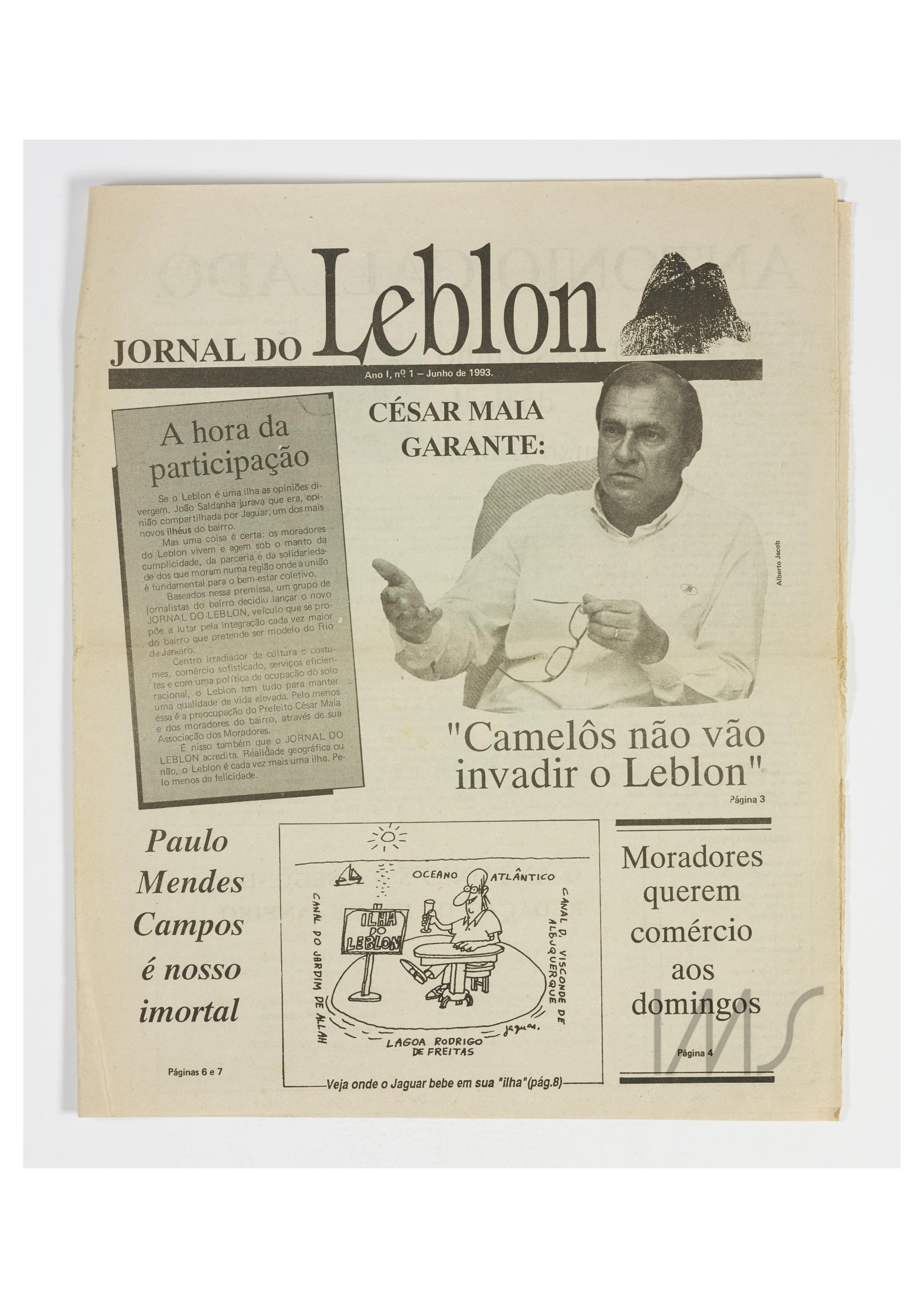 Paulinho vira praça na memória do Leblon