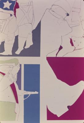 Reprodução de cartaz feito por artistas chilenos