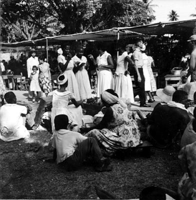 Vendedora de acarajé na Procissão de Nosso Senhor dos Navegantes