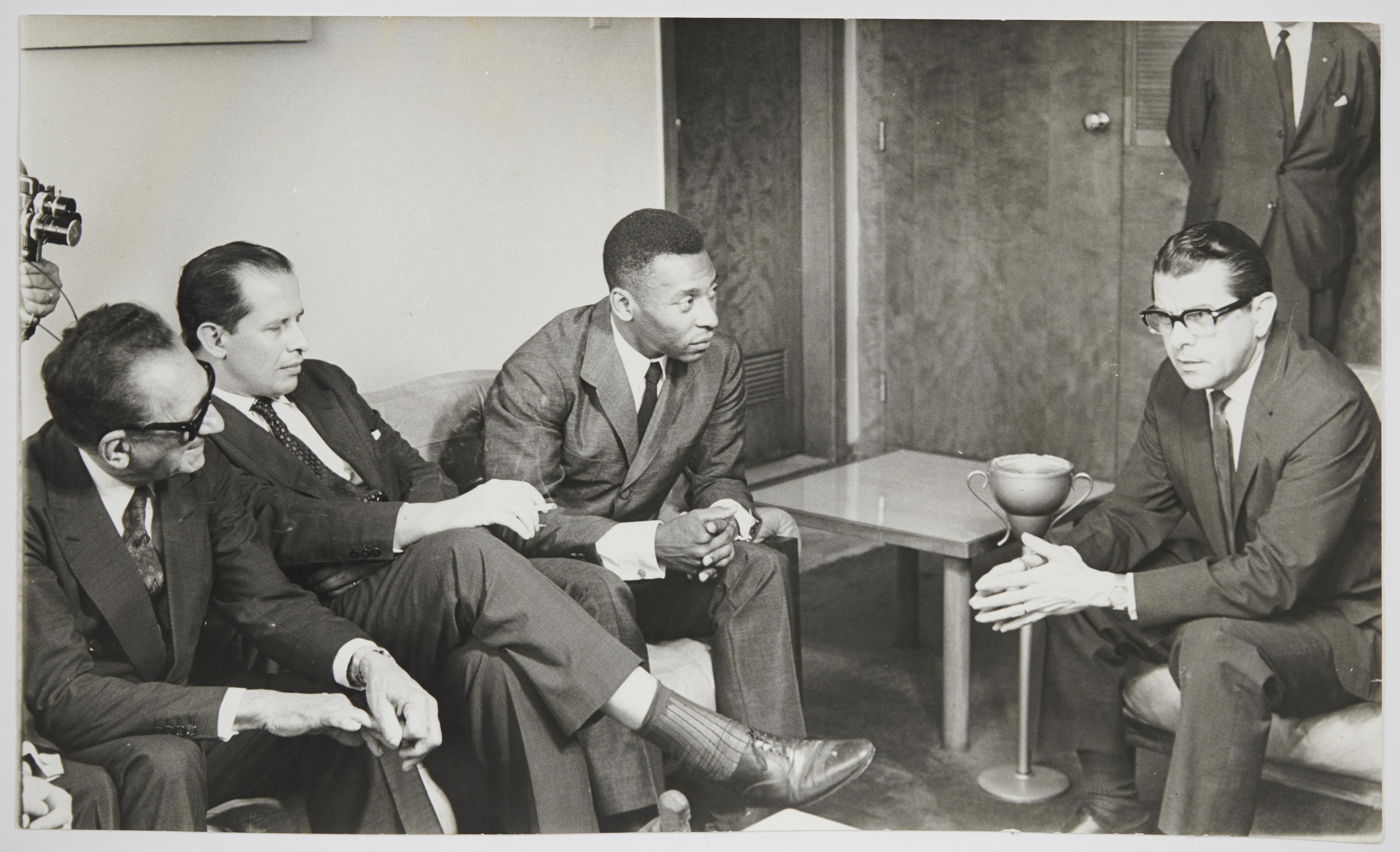 Encontro de Pelé com autoridades