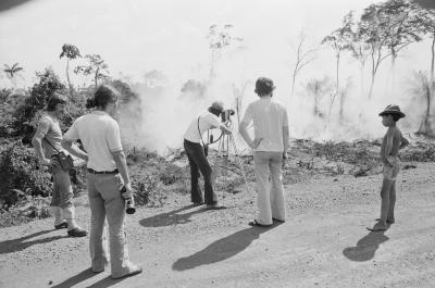 Filmagens de "Iracema: uma transa amazônica", com direção de Jorge Bodanzky e Orlando Senna