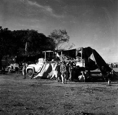 Acampamento de romeiros