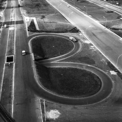 Vistas aéreas, eixo rodoviário