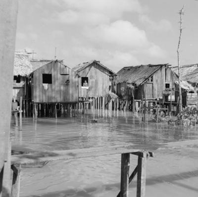 Vila da Barca, palafitas flutuantes