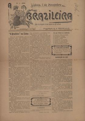 A Brazileira -  Orgão de Propaganda da Casa Especial de Café do Brazil