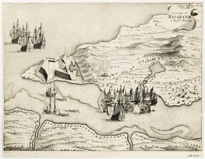 Veroveringe van Rio grande in Brasil. Anno 1633