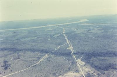 Vista aérea da Rodovia Belém-Brasília (BR-010)