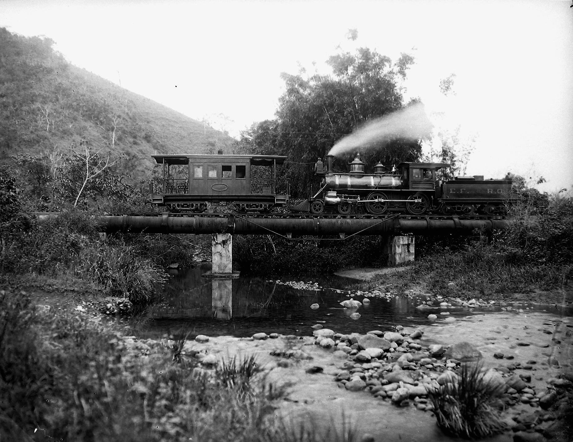 Estrada de Ferro Rio D'Ouro, Locomotiva