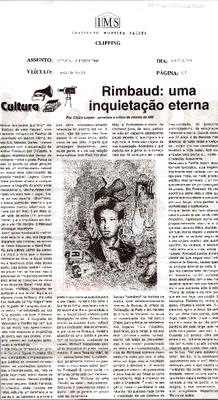Rimbaud: uma inquietação eterna