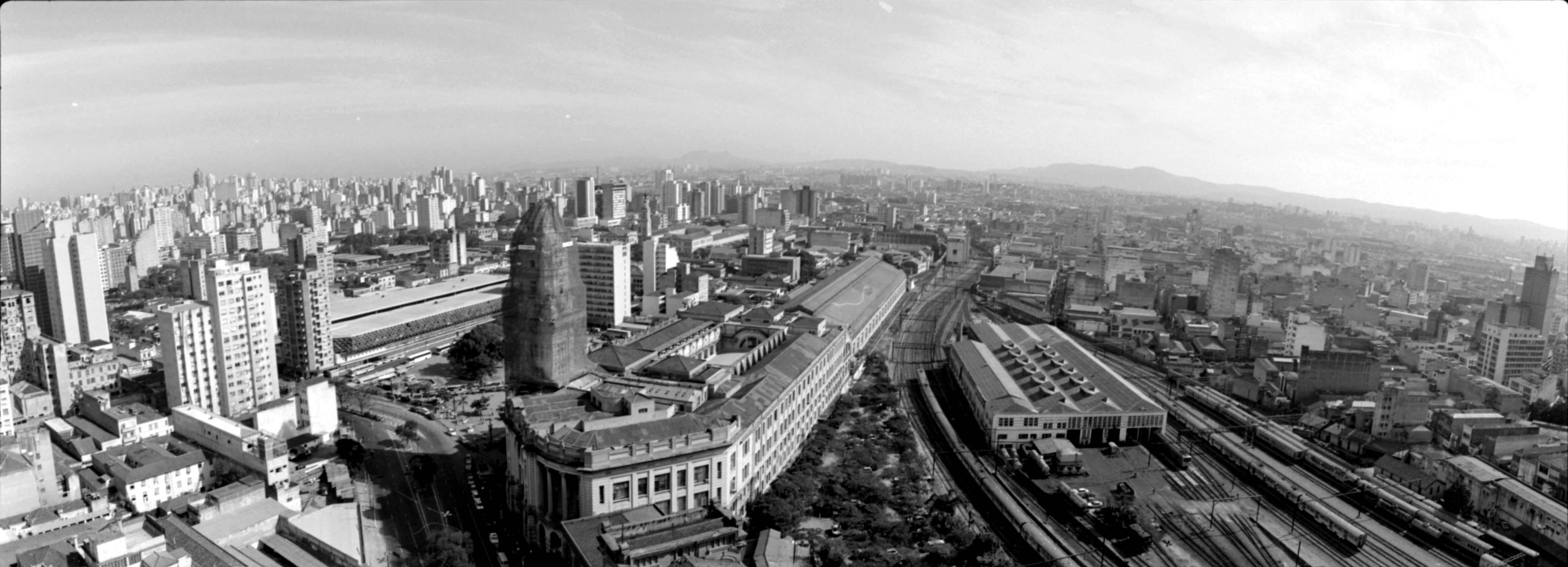 Vista aérea da região do Bom Retiro