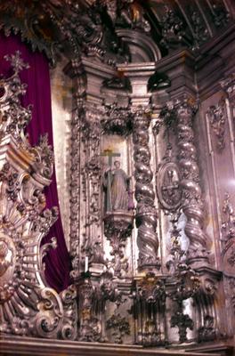 Mosteiro de São Bento - capela do Santíssimo - detalhe do retábulo