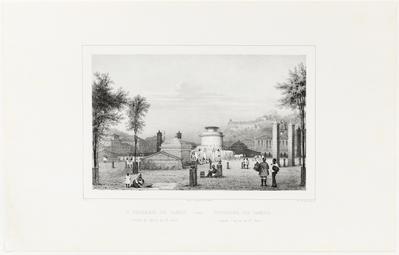 O Chafariz do Campo tomado da Jgreja de Sa. Anna - (1835) - Fontaine du Campo depuis l'eglise de Ste. Anne