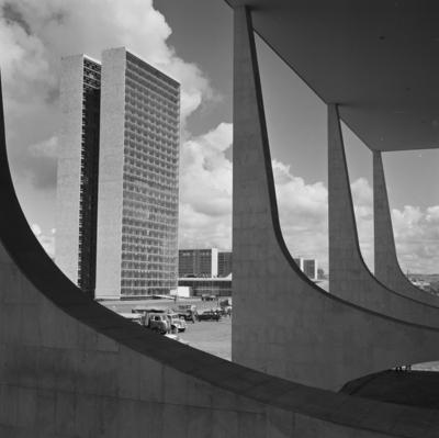 Congresso Nacional visto do Palácio do Planalto
