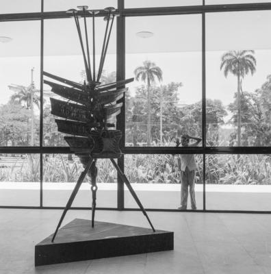 Exposição na primeira sede do Museu de Arte Moderna da Bahia