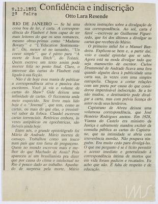 Confidência e indiscrição