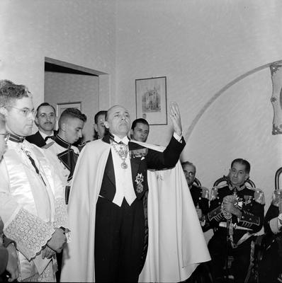 Porfírio da Paz em cerimônia da Ordem dos Cavaleiros de São Sebastião e Guilherme