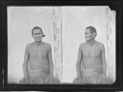 Indígena do povo Aimoré, também conhecido como Botocudo