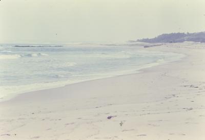 Praia próxima ao quilombo de Sibaúma
