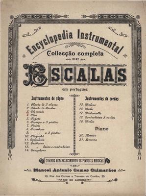 Enciclopédia instrumental - Coleção completa de escalas - Clarinete