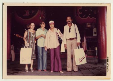 Andyara, Lourdes, Elizeth e Wilson das Neves