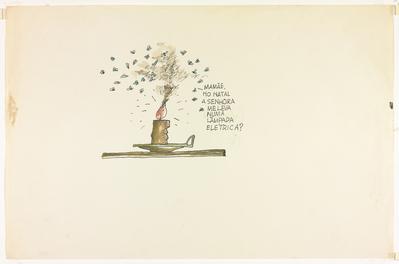 - Mamãe, no Natal a senhora me leva numa lâmpada elétrica?