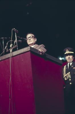 Salvador Allende e Augusto Pinochet
