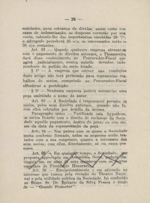 Estatutos da Sociedade Brasileira de Autores Theatrais