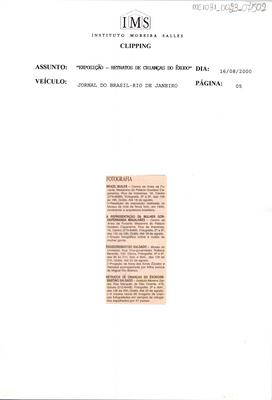 Retratos de crianças do Êxodo /Sebastião Salgado.
