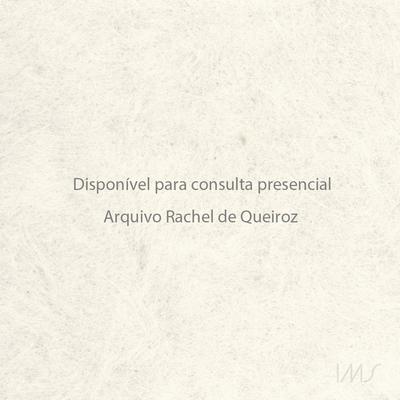 Agricultura II;-;-;Os cinco sentidos;-;Boas festas, bom Natal;Tradição brasileira;Hitler;-;O mais cruel dos males;-;-;O mundo dentro de casa;-;-;Turistas;Cabeça-Rosilha;-;-;Recado do Ceará;-;-;-;Carta aberta ao ministro da Previdência;La fama y la realidad;-;-;-;Ver São Paulo a vôo de pássaro;Desvio de vocação;-;-;Para onde vais?;Academia Brasileira de Letras;-;Feminismo;-;-;A fila do óleo;-;-;-;-;Cremilda y el fantasma (IV);-;-;-;Nelson, David;-;Porte de arma;[Festas];-;Santa Maria Egipcíaca;História;-;-;De mãe é universal;-;-;Masculino e feminino;-;-;-;Depois das chuvas;-;-;-;-;Eu só comparo estas pesquisas eleitorais;-;-;-;Riqueza e desencanto;No oitão branco;-;-;Nunca vi tanto santo junto!;-;-;A vida e os outros;-;Enterro dos ossos;-;Agricultura;-;Futurando;-;O governo e o nosso vale de lágrimas;-;Saudades do almirante;A cultura, o poder e o teatro;-;-;O homem e suas obras;-;Genealogia da família Queiroz;Fichas bibliográficas;A vida de D. Pedro I;Bibi faz rir e chorar e faz chorar;Cavalo de Troia;Dezembro, 1947;Fim do espetáculo;Literatura infantil;Nacionalização do Vale do Itajaí;O anão gigante;O livro estrangeiro;O viajante;Profissão de mulher;-;-;-;-;-;-;-;-;-;-;-;-;-;-;-;-;-;-;-;-;-;-;-;-;-;-;-;-;-;-;-;-;-;-;-;-;-;-;-;-;-;-;Vestibular, vestibular;A imponderável aflição de estar vivo;A quem pedir socorro?;Cantiguinha de sufoco;Cidade;Já chega de más notícias;Los cincuenta;O caso dos nomes de batismo;O doce carioca;O susto da primeira vez;Promessa de eleição;SOS, Ibama! Socorro, Ecologia!;Pesquisa de linguagem de armas e objetos para construção de Memorial de Maria Moura;Ano Novo