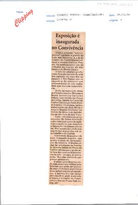 Exposição é inaugurada no Convivência