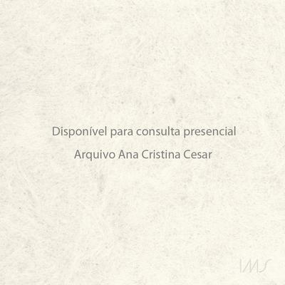 De ausências e de presenças;-;Adorei. Fiquei olhando...;Os passos;Poe/Pound...