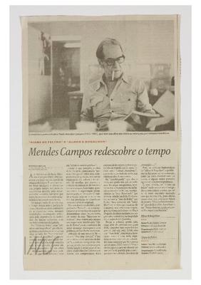 Mendes Campos redescobre o tempo