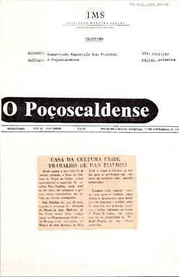 Casa da Cultura exibe trabalho de Dan Fialdini