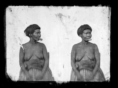 Indígena do povo Aimoré, também conhecido como Botocudo