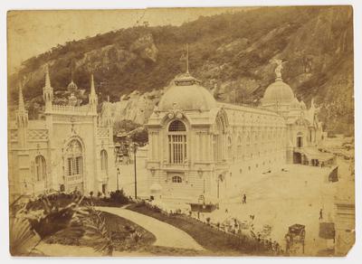 Exposição Nacional de 1908: Pavilhão da Indústria Nacional em destaque