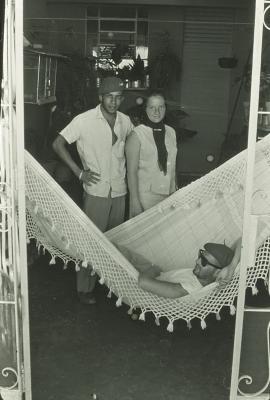 Calouros da Universidade de Brasília (UnB), amigos de Jorge Bodanzky. Na rede, Mario Balaban
